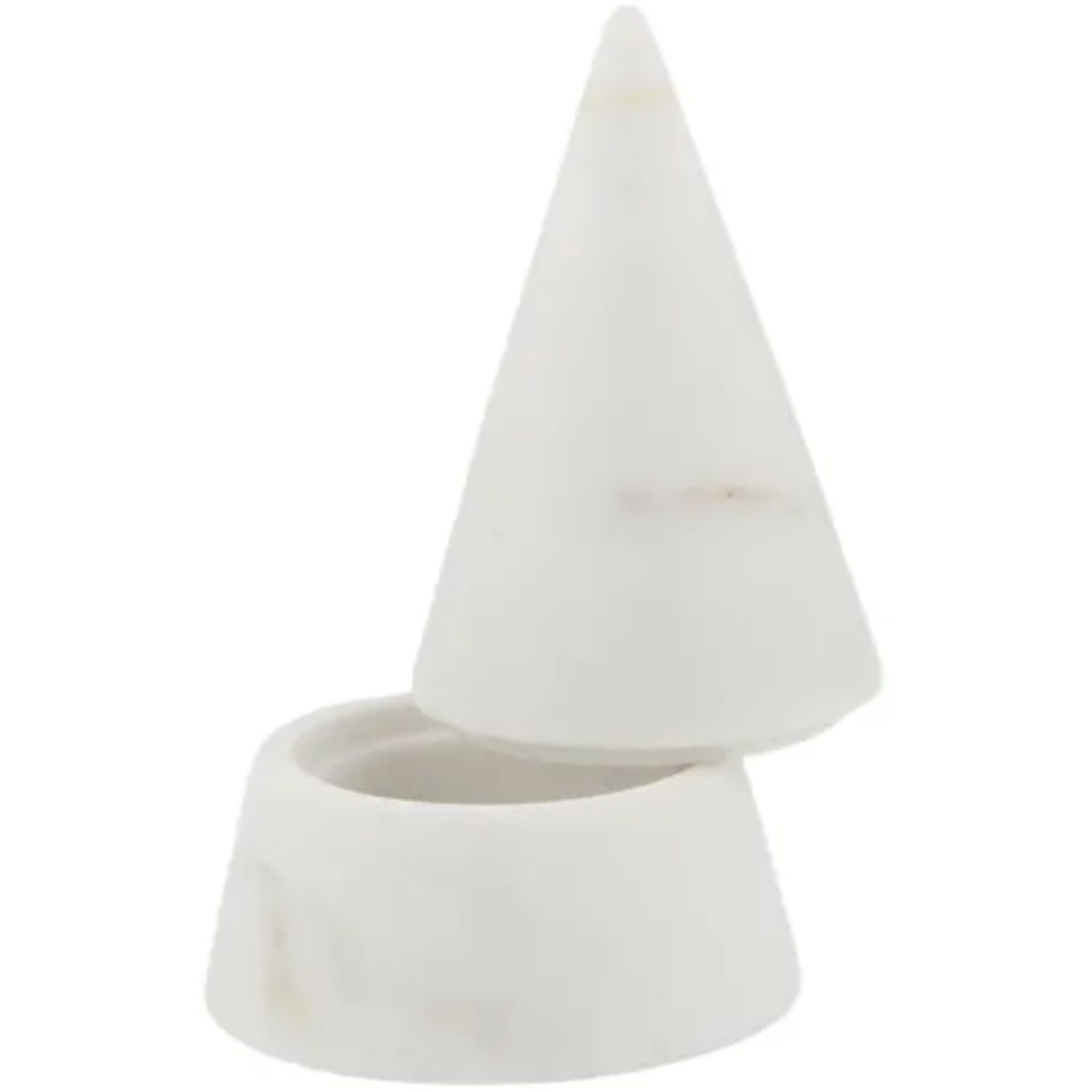 Marble Trinket Box - White