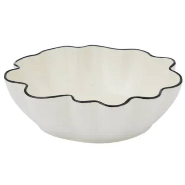 Winslow 16cm Bowl - Ivory/Black