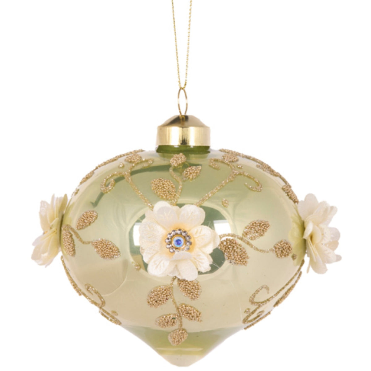 Green Garden Onion Bauble