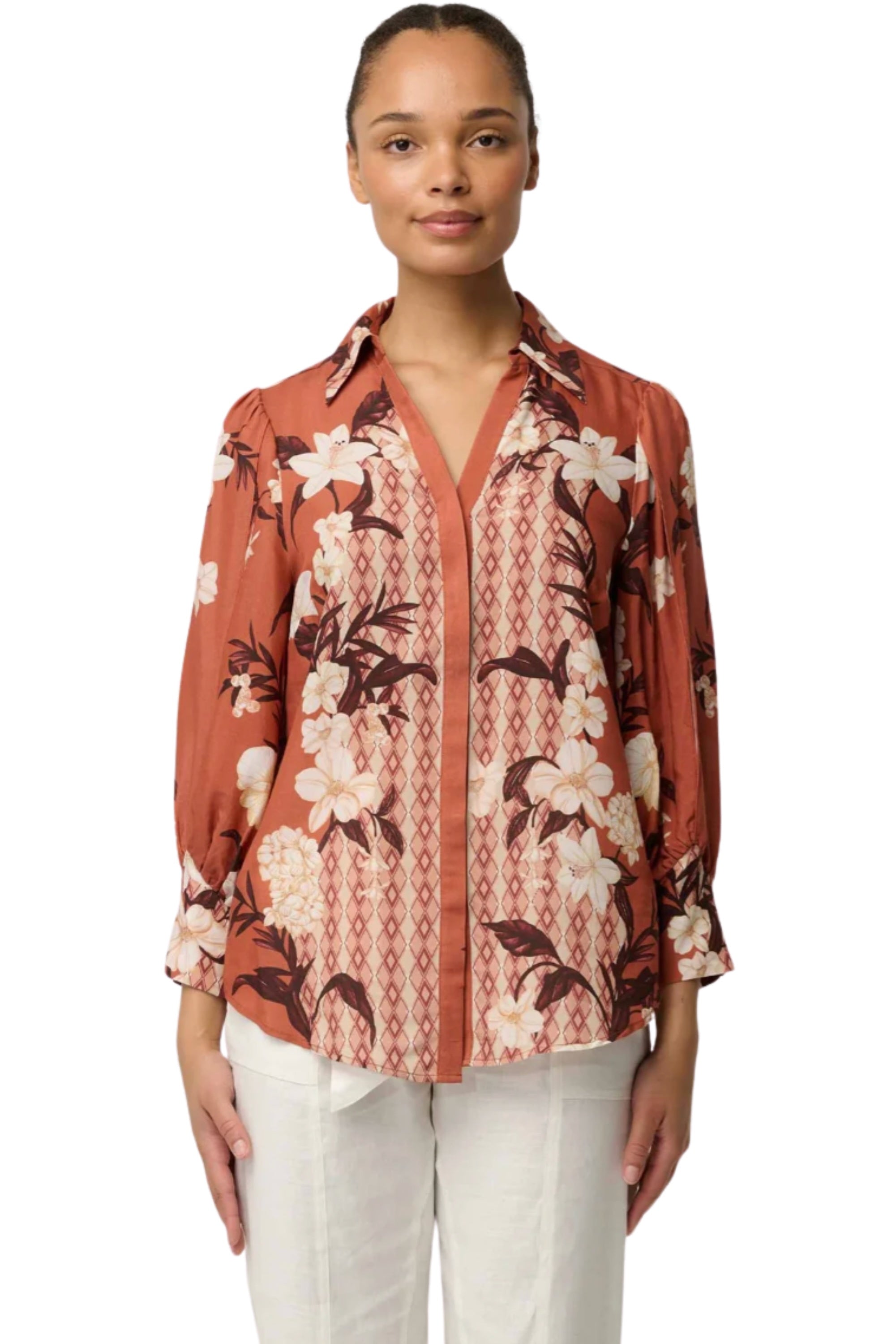 Nerine Shirt - Amber Vine