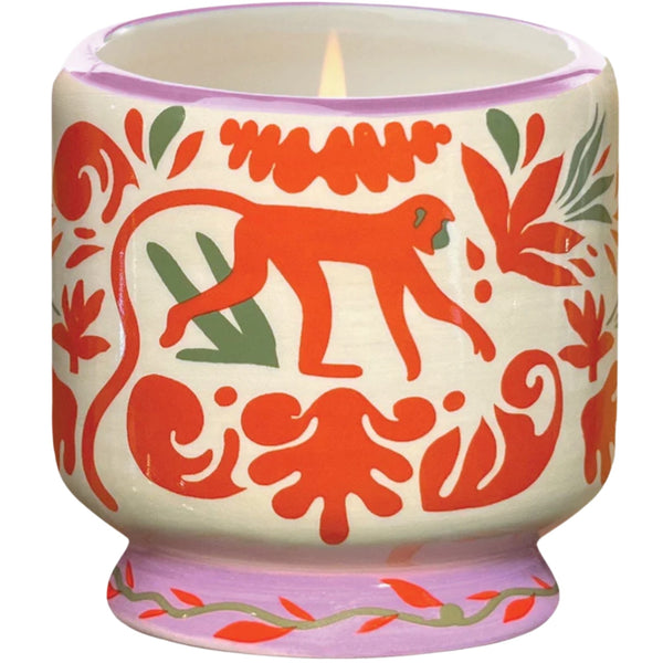 Jungle Ceramic Candle - Coconut/Amber