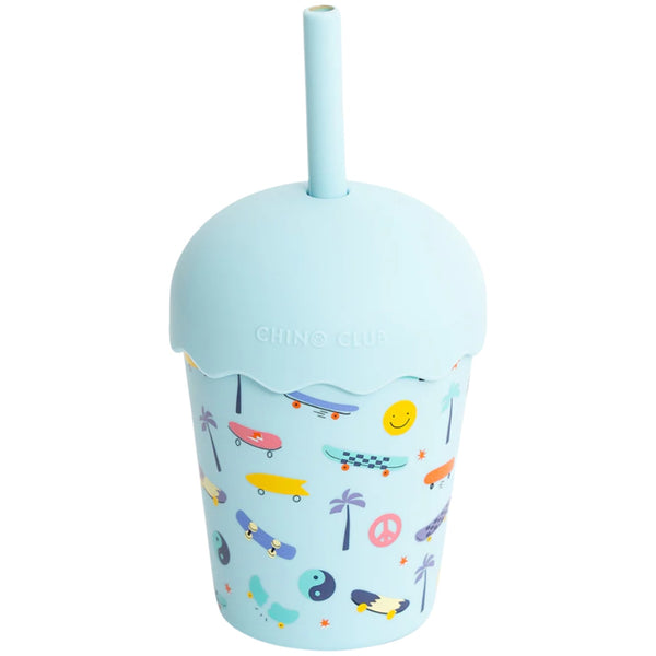 Smoothie Cup/Straw - Skate