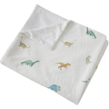 Dallying Dinosaur Fleece Blanket