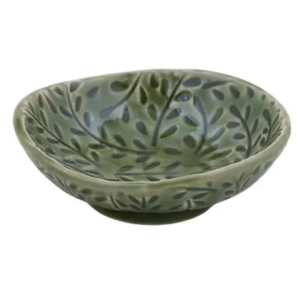 Venus Ceramic Dish 10x9.5x3cm - Green