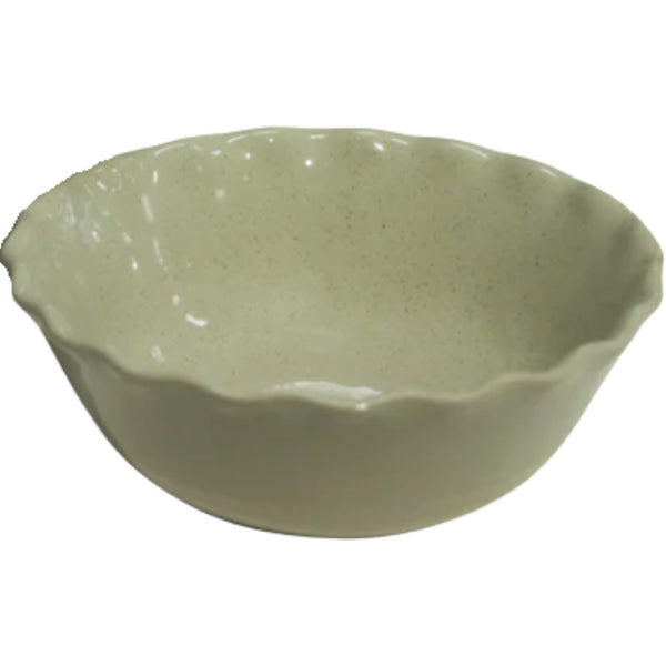Cleo 17.1cm Wavy Bowl - Sage