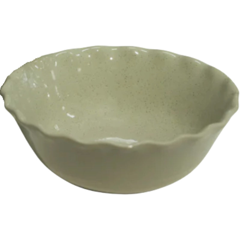 Cleo 17.1cm Wavy Bowl - Sage