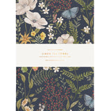 Dusk In Bloom Linen Tea Towel