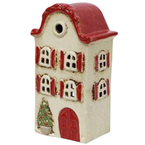 Villa - Christmas Stone/Red Shutter