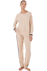 Alison Sporty PJ Set - Natural