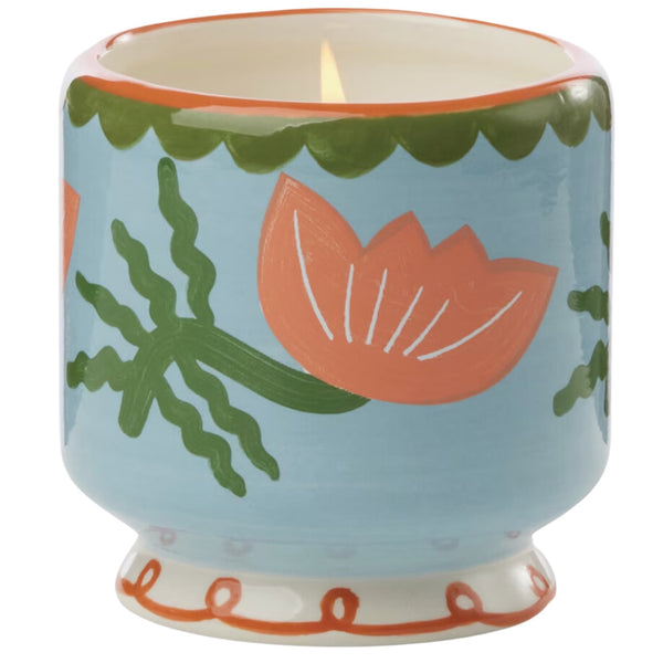 Flower Ceramic Candle - Cactus Flower