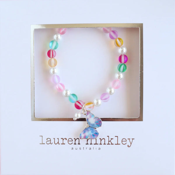 Petite Fleur Butterfly Elastic Bracelet