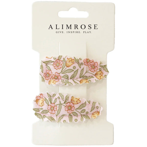 Hair Clip Set - Blossom Lily Pink