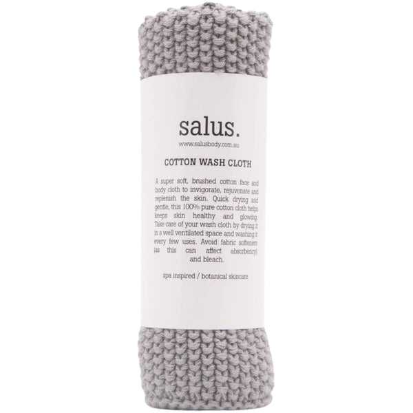 Cotton Wash Cloth - Grey