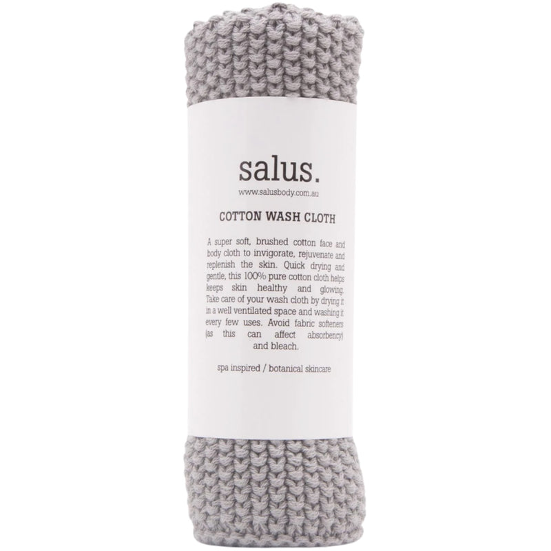 Cotton Wash Cloth - Grey