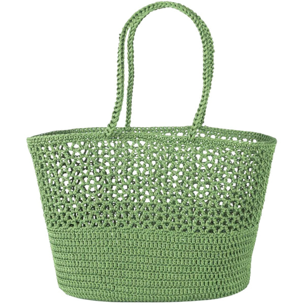 Romy Crochet Basket - Moss