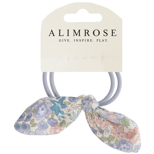 Bunny Hair Tie Set  - Liberty Blue