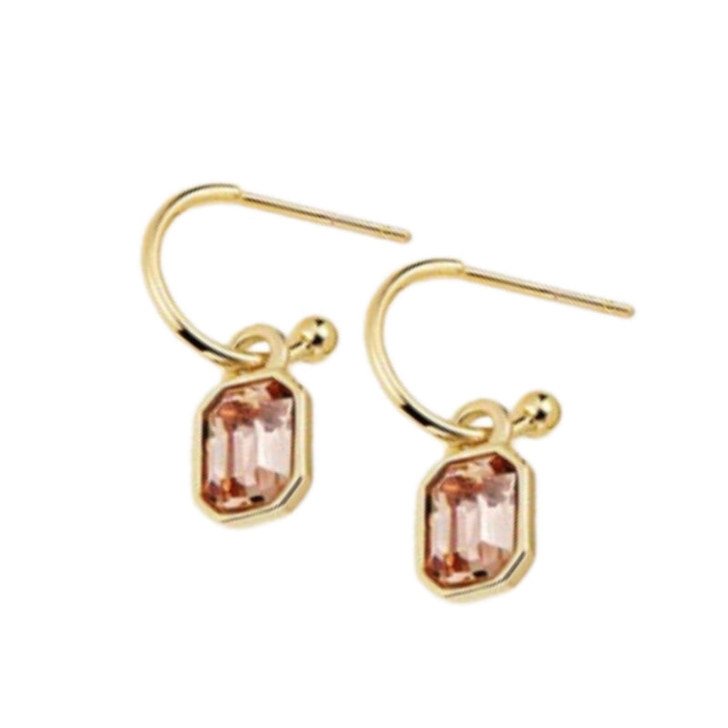 Leighton Earrings - Peach