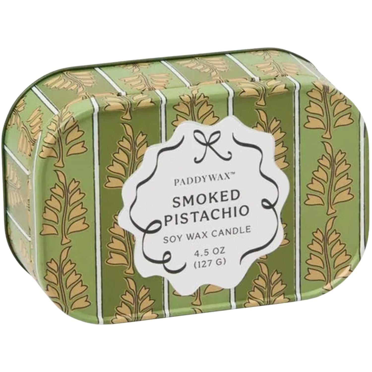 4.5oz Tin Candle - Green & Khaki