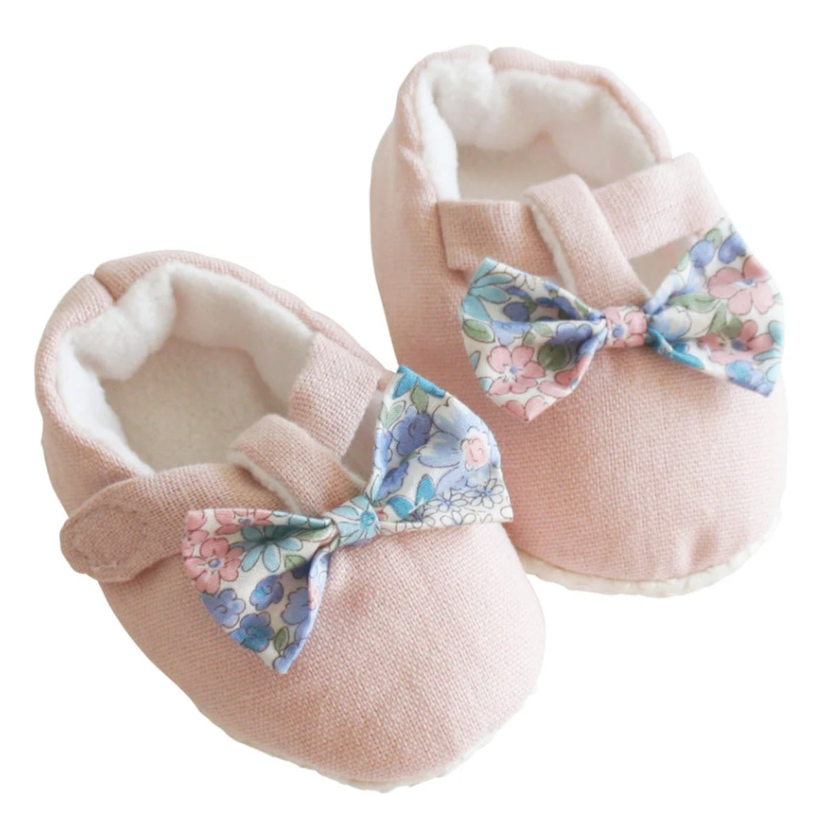 Bow Booties - Liberty Blue