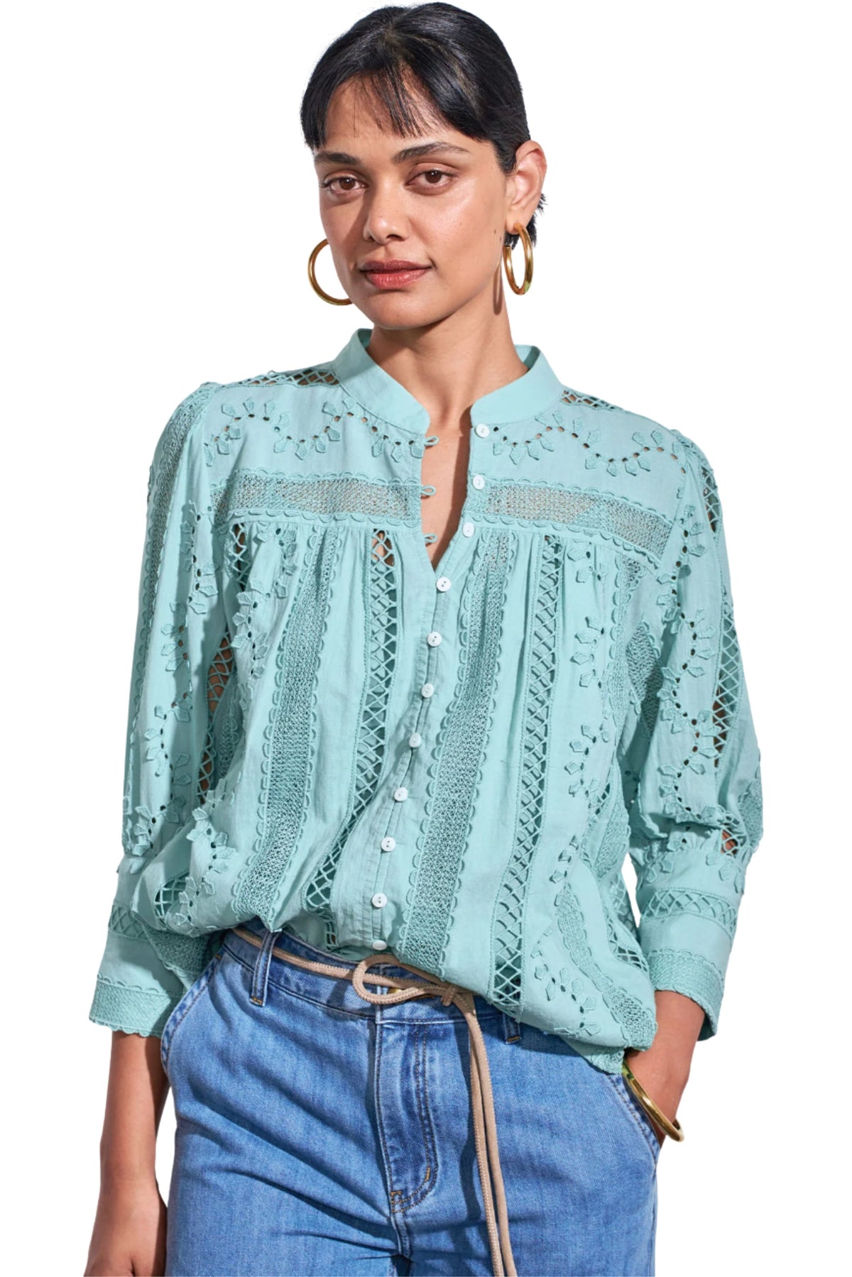 Ravel Top - Mint