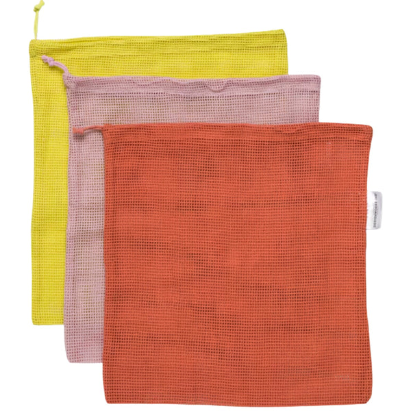 Produce Bags - Ochre/Pink/Rose