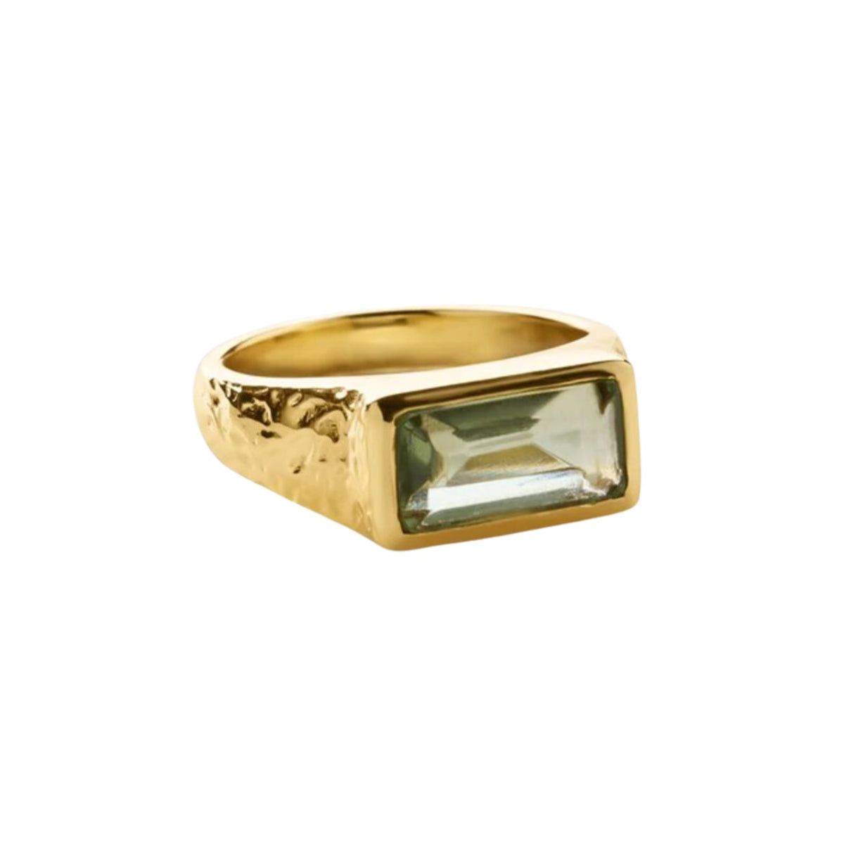 Annabelle Ring S8 Gold/Green Amathyst