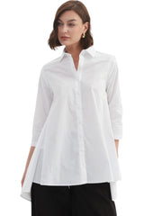 Swing Back Shirt - White