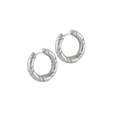 Alannah Hoop Earrings - Silver