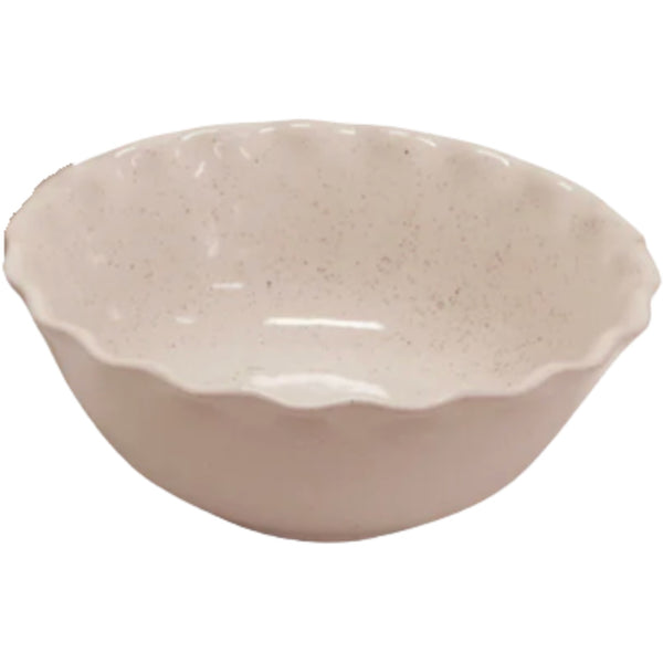 Cleo 12.5cm Wavy Bowl - Cream