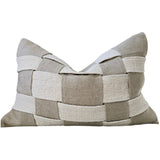 Malta Cushion 40x60cm - Off White/Nat