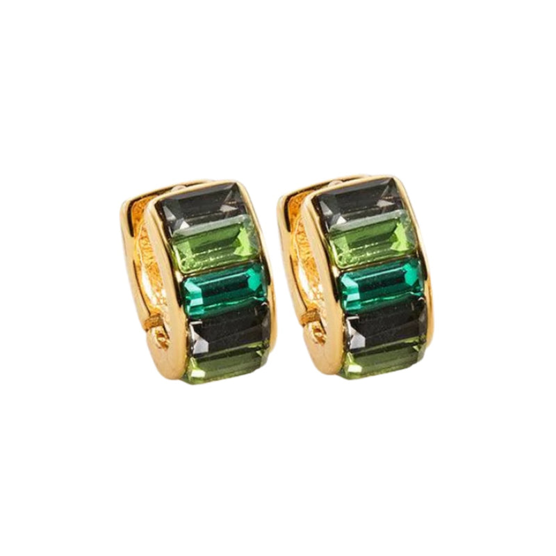 Kira Earrings - Emerald