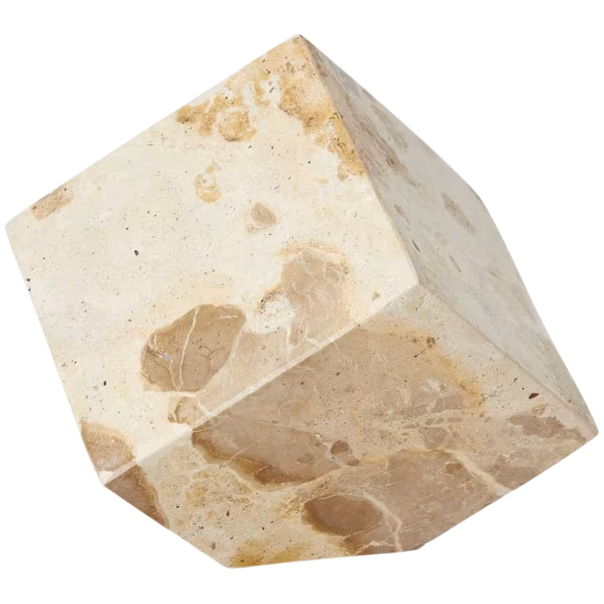 Amina 10cm Cube - Stone