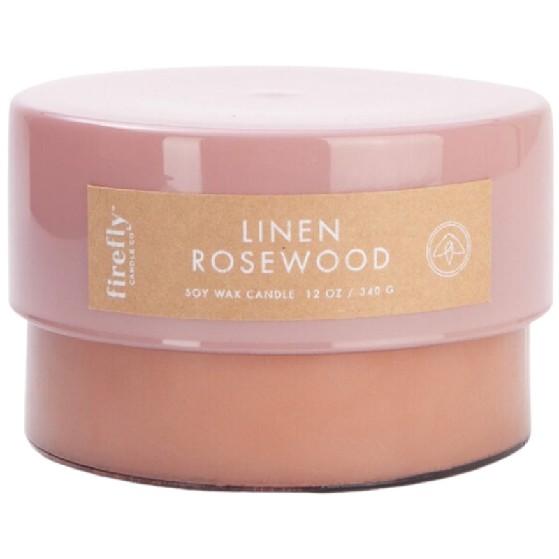 Botany Candle - Linen Rosewood