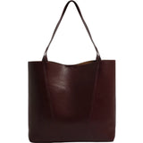 Quinn Panelled Tote - Wine