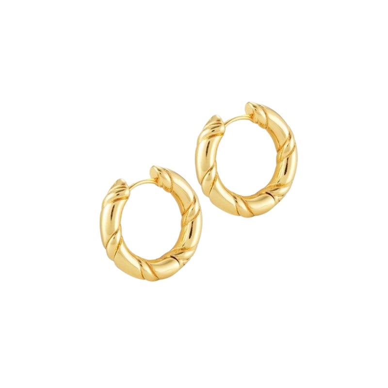 Alannah Hoop Earrings - Gold