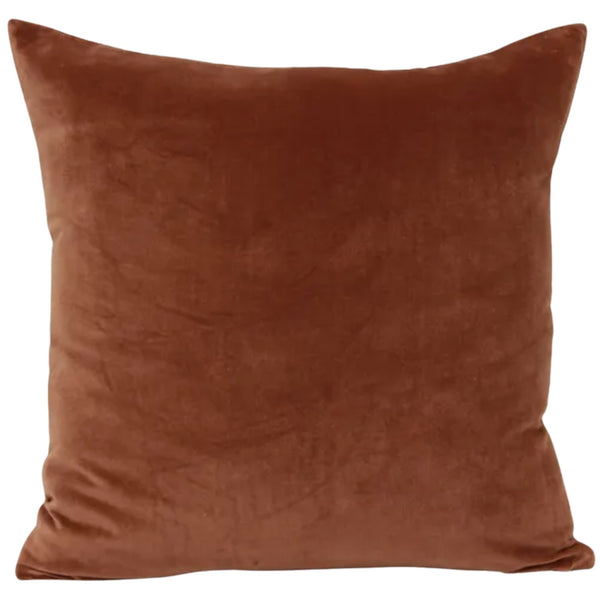 Velvet Cushion Cover - Cinnamon