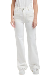 Bobbi 7/8th Jean - White