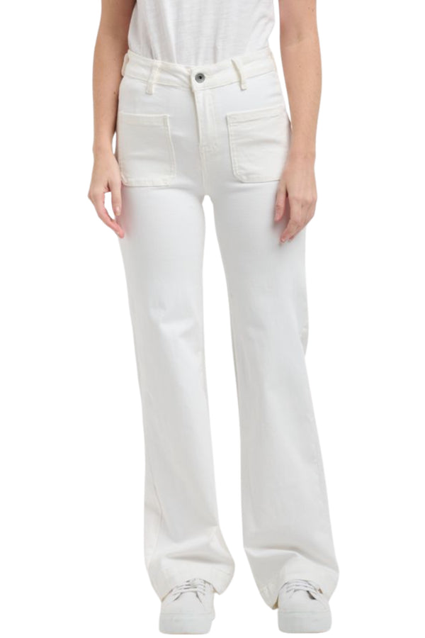 Bobbi 7/8th Jean - White