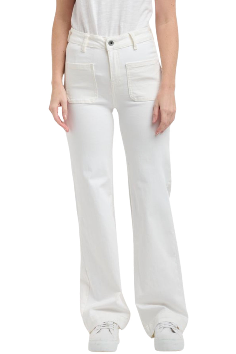 Bobbi 7/8th Jean - White