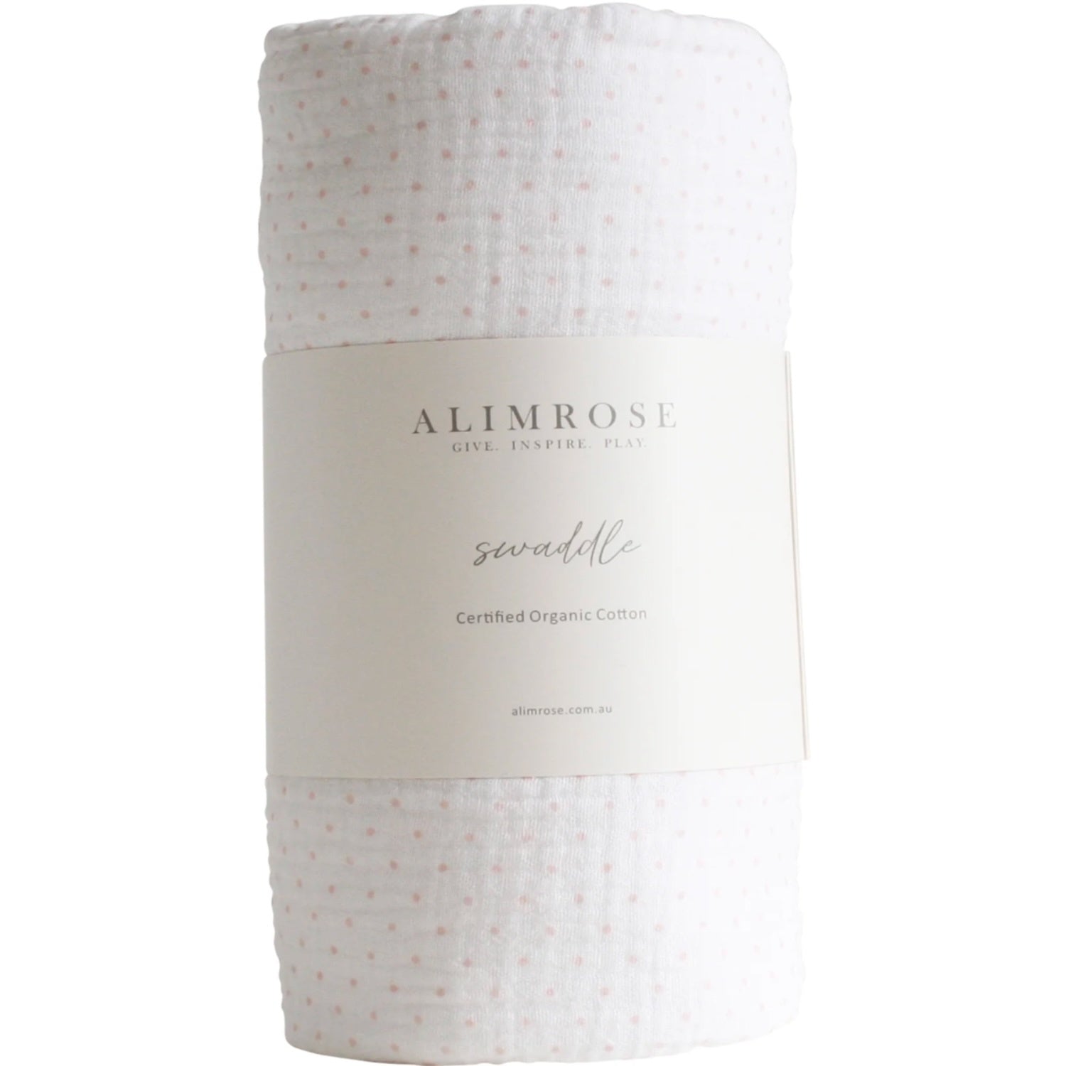 Muslin Wrap - Pink Spot