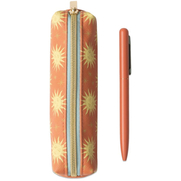 Pen/Pouch Set - Terracotta Sun