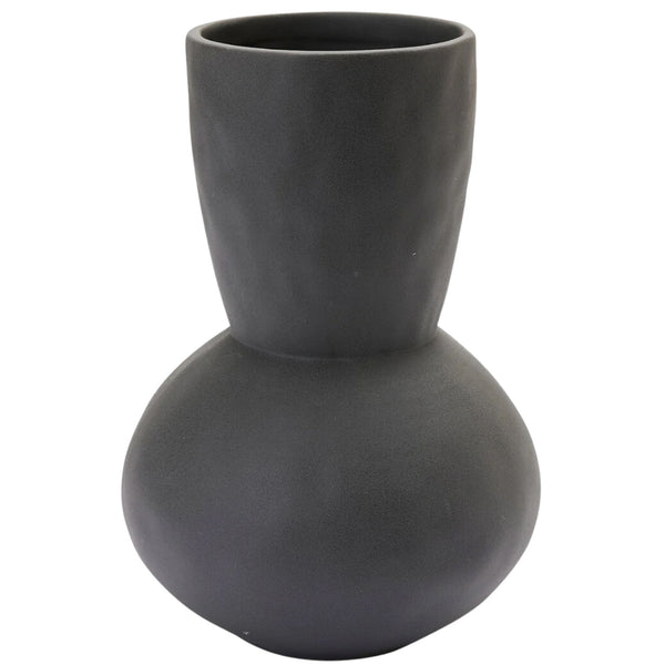 Darcy Vase - Charcoal