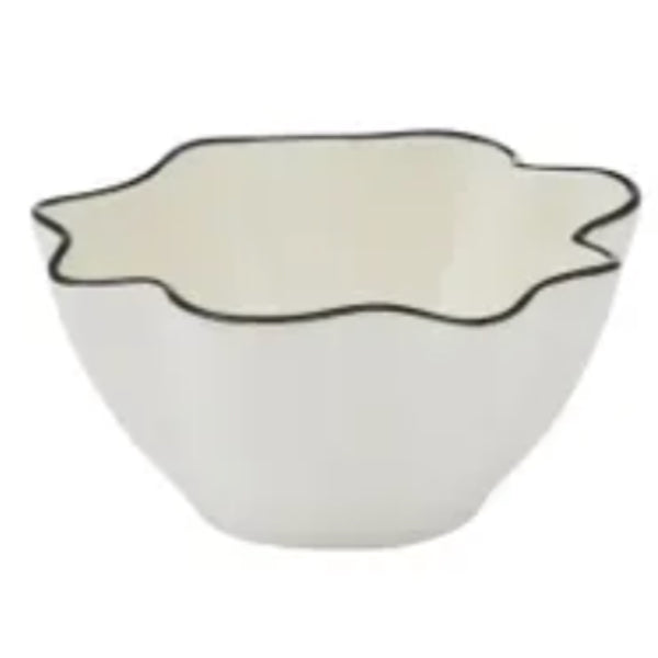 Winslow 10cm Bowl - Ivory/Black
