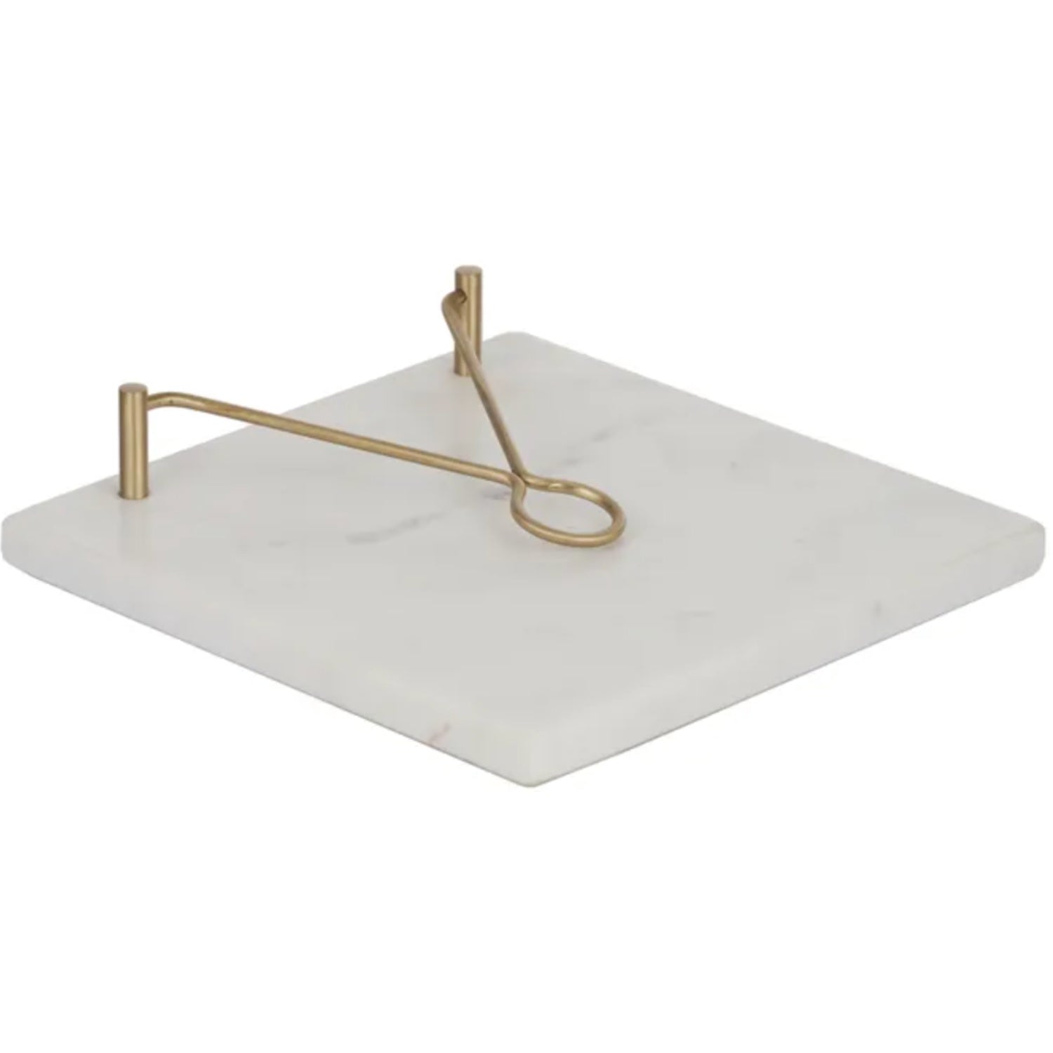 Mira Napkin Holder - Marble/Brass