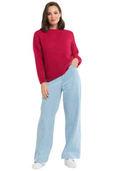 Jumper w/Splits - Cherry