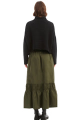 Cowl Neck Cardi - Black