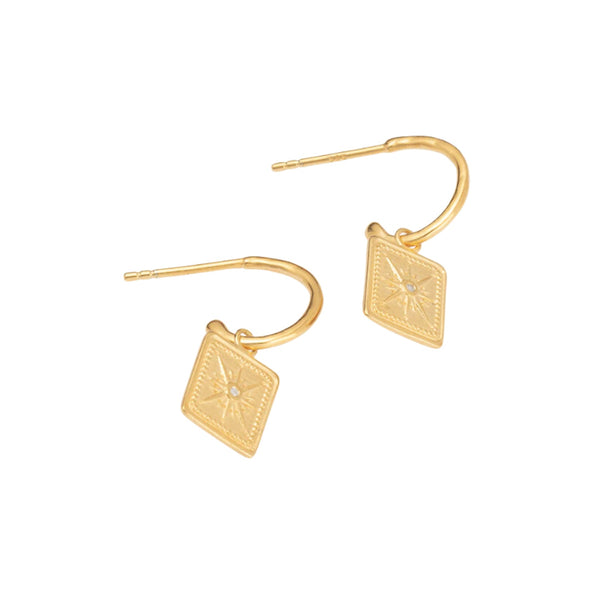 True North Hoops (18K Gold Plated)