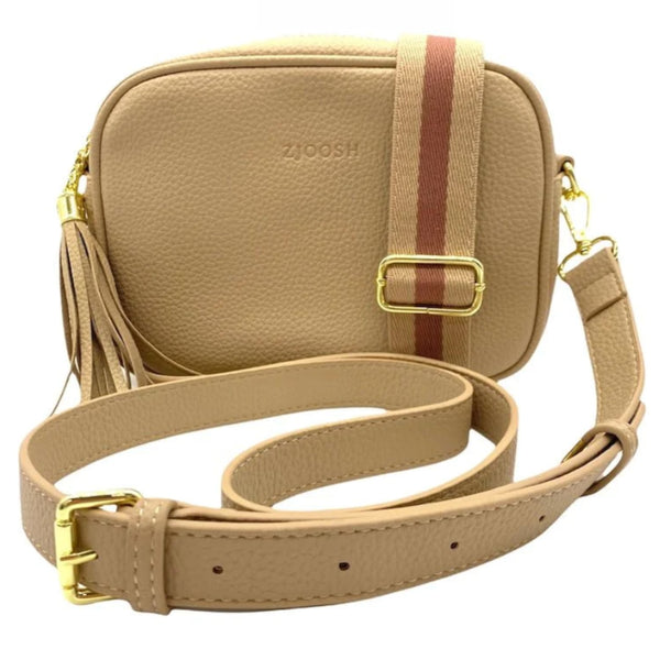 Ruby Sports Cross Body Bag - Nude