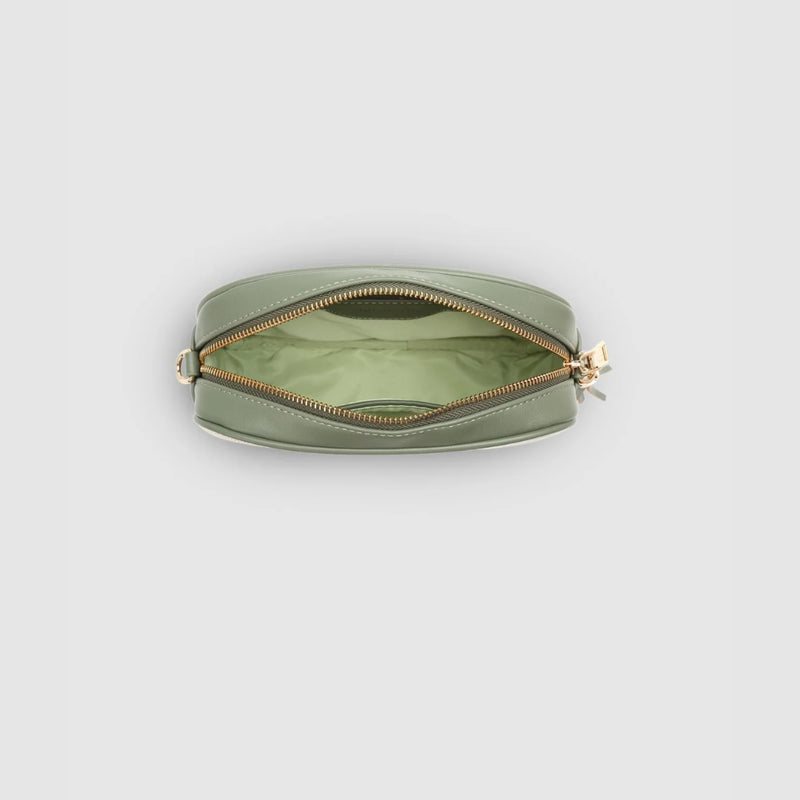 Ginger Canvas Crossbody - Cream/Avocado