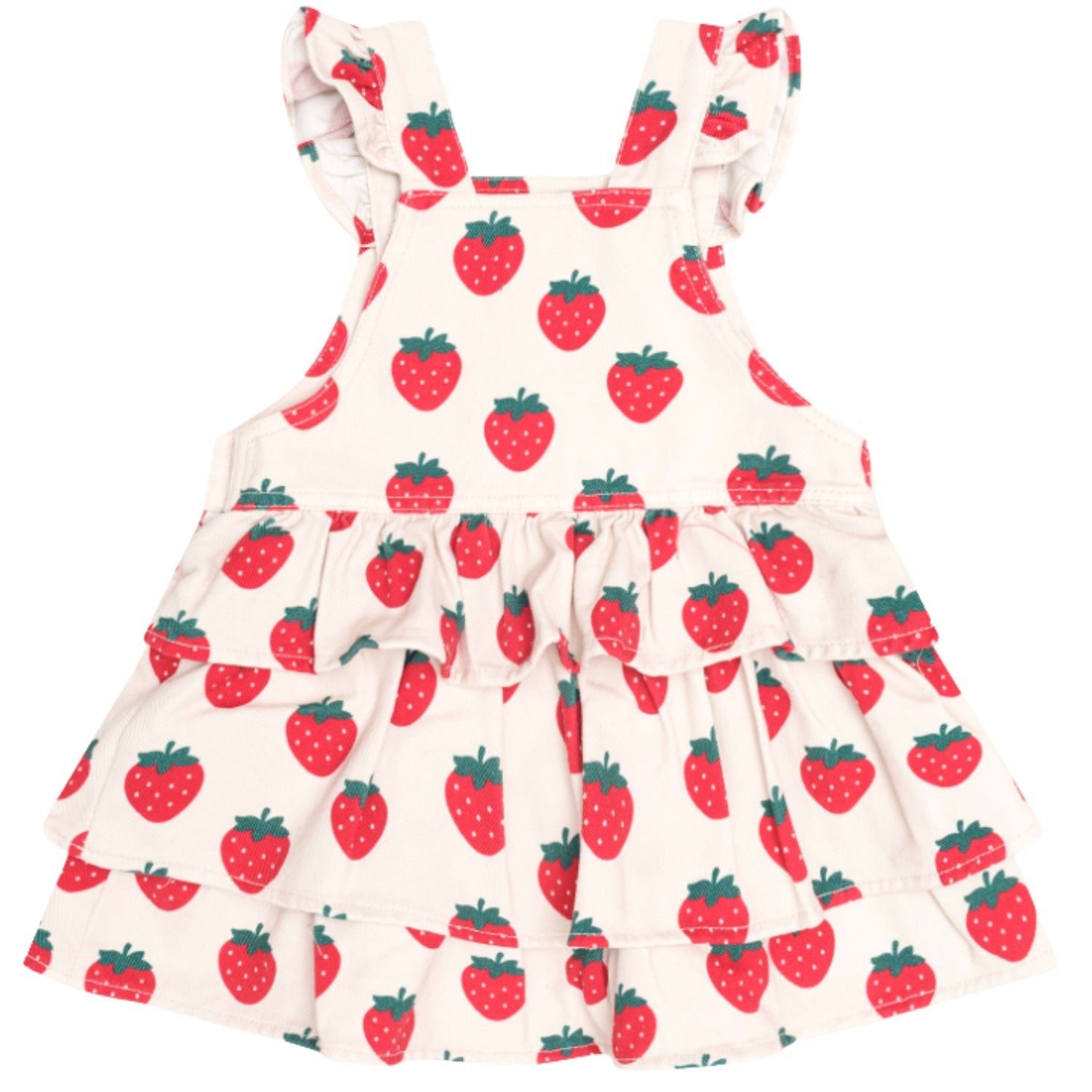 Strawberry Tiered Pinafore